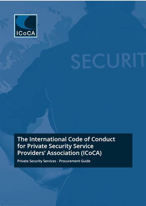 INTERNATIONAL CODE OF CONDUCT FOR PRIVATE .